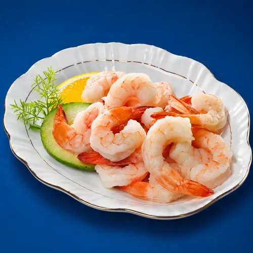 Cooked Tail-On Shrimp